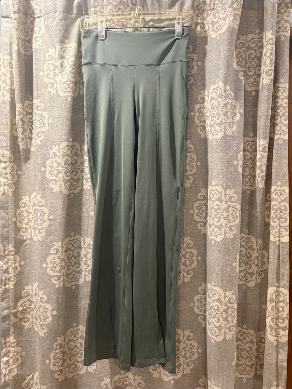 GAP Olive Green Wide-Leg Leggings